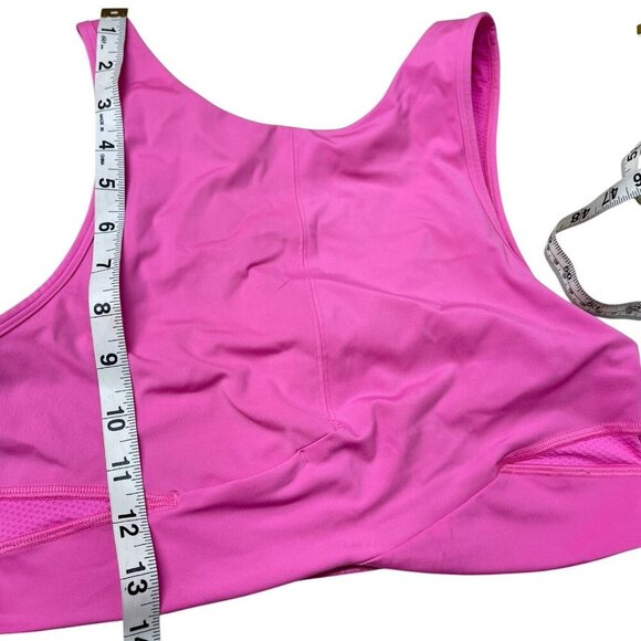 Lululemon Final Mile Crop Tank Top Barbie Pink Athletic Gym Yoga Athletic Size 4 - Picture 5 of 7